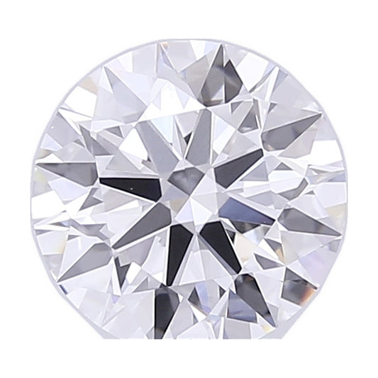 2.70 ct round lab-grown diamond, E color, VVS1 clarity, IGI certified, still from its 360° video