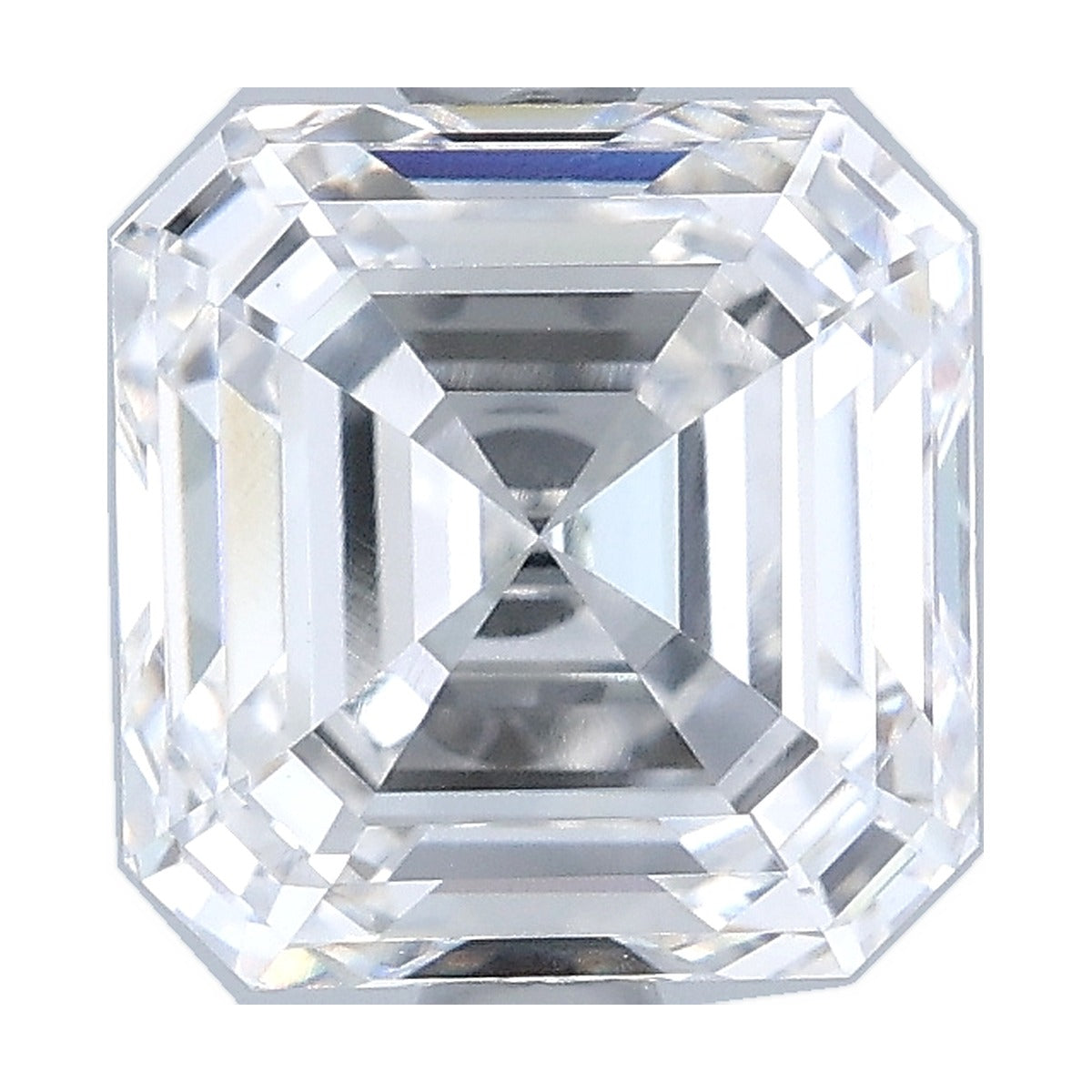 2.71 ct asscher lab-grown diamond, F color, VVS2 clarity, IGI certified, still from its 360° video