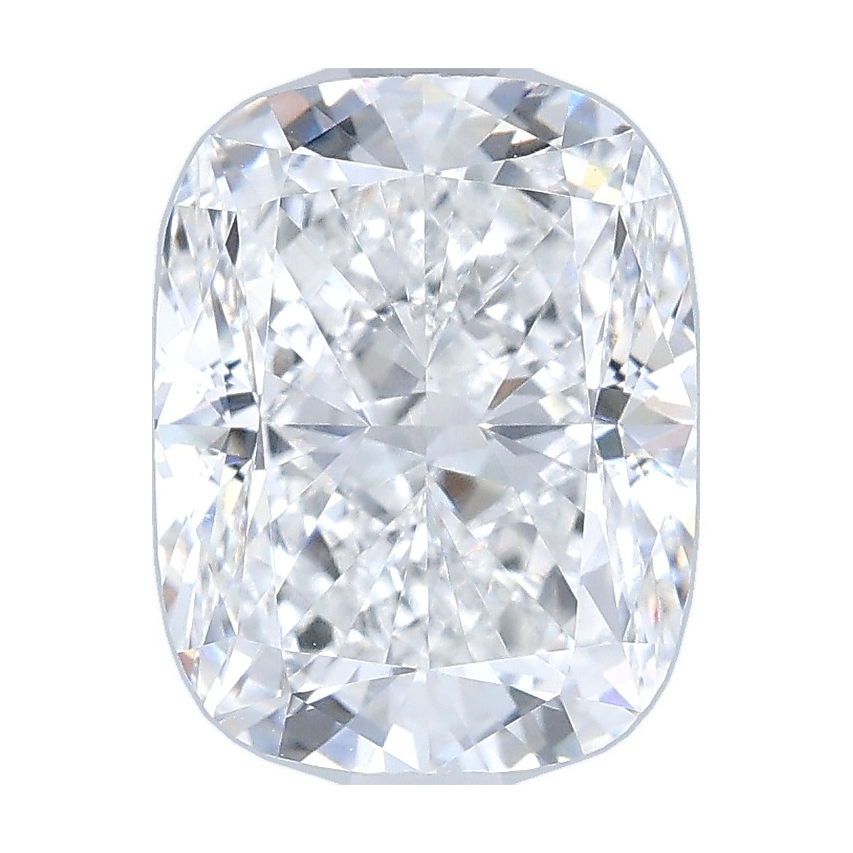 2.71 ct elongated cushion lab-grown diamond, D color, VVS1 clarity, IGI certified, still from its 360° video