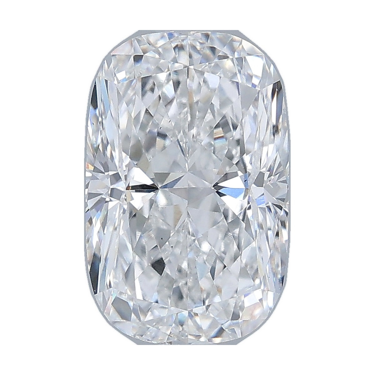 2.71 ct elongated cushion lab-grown diamond, E color, VS2 clarity, IGI certified, still from its 360° video