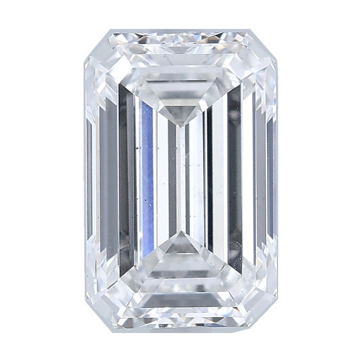 2.71 ct emerald lab-grown diamond, E color, VS2 clarity, IGI certified, still from its 360° video