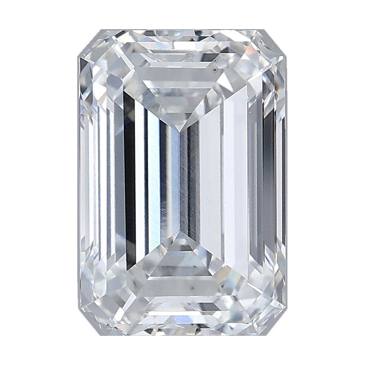 2.71 ct emerald lab-grown diamond, F color, VS1 clarity, IGI certified, still from its 360° video