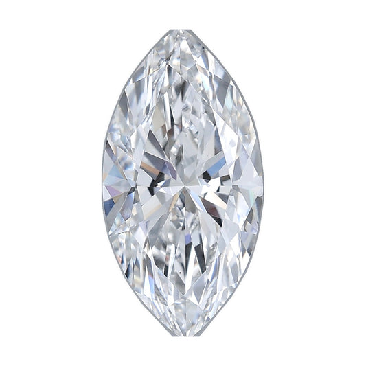 2.71 ct marquise lab-grown diamond, E color, VS1 clarity, IGI certified, still from its 360° video