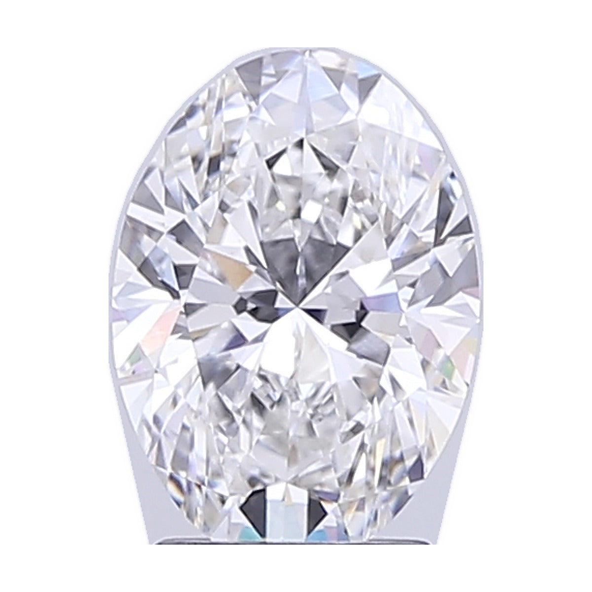 2.71 ct oval lab-grown diamond, F color, VVS2 clarity, GIA certified, still from its 360° video