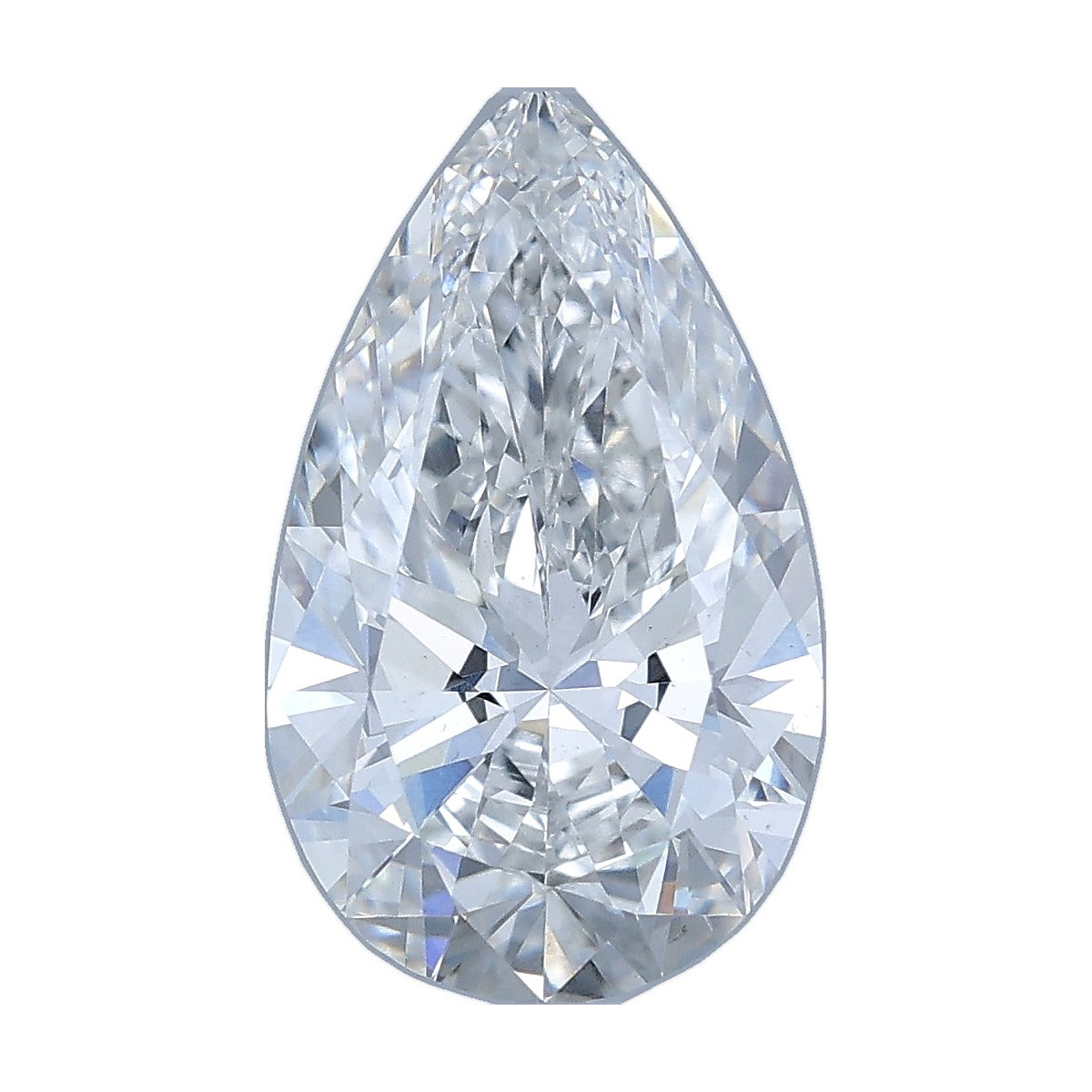 2.71 ct pear lab-grown diamond, F color, VS1 clarity, IGI certified, still from its 360° video