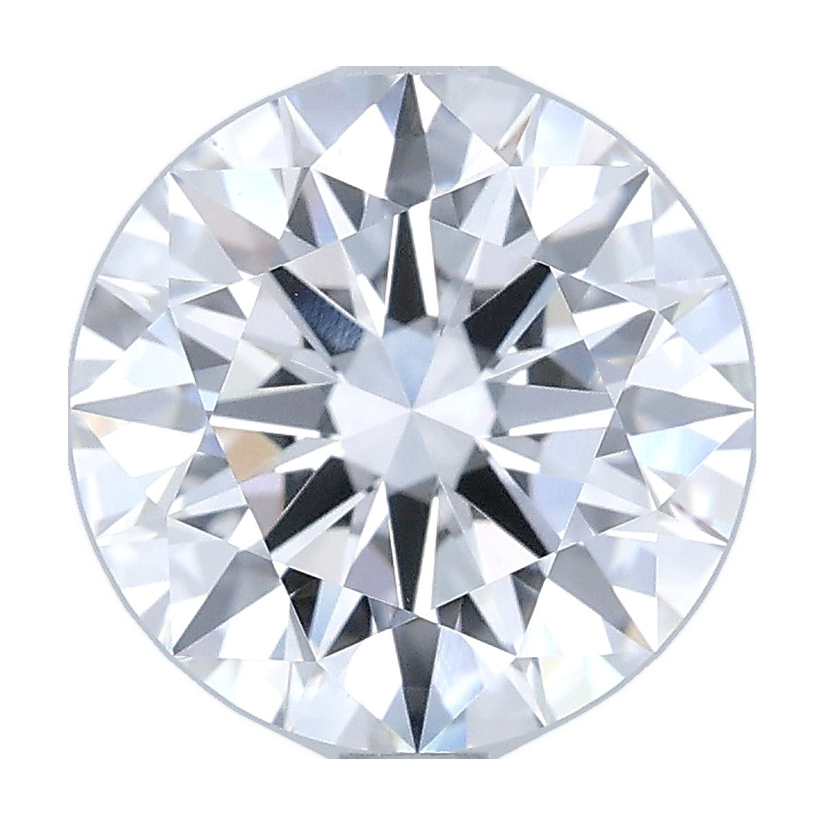 2.71 ct round lab-grown diamond, D color, VS1 clarity, GIA certified, still from its 360° video