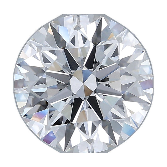 2.71 ct round lab-grown diamond, E color, VVS2 clarity, IGI certified, still from its 360° video