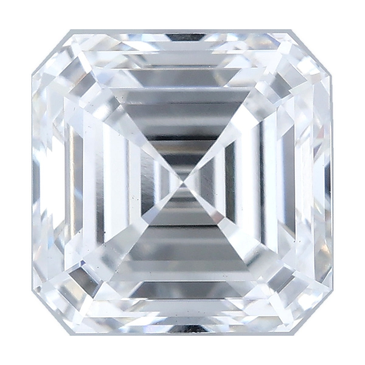 2.72 ct asscher lab-grown diamond, D color, VS1 clarity, IGI certified, still from its 360° video