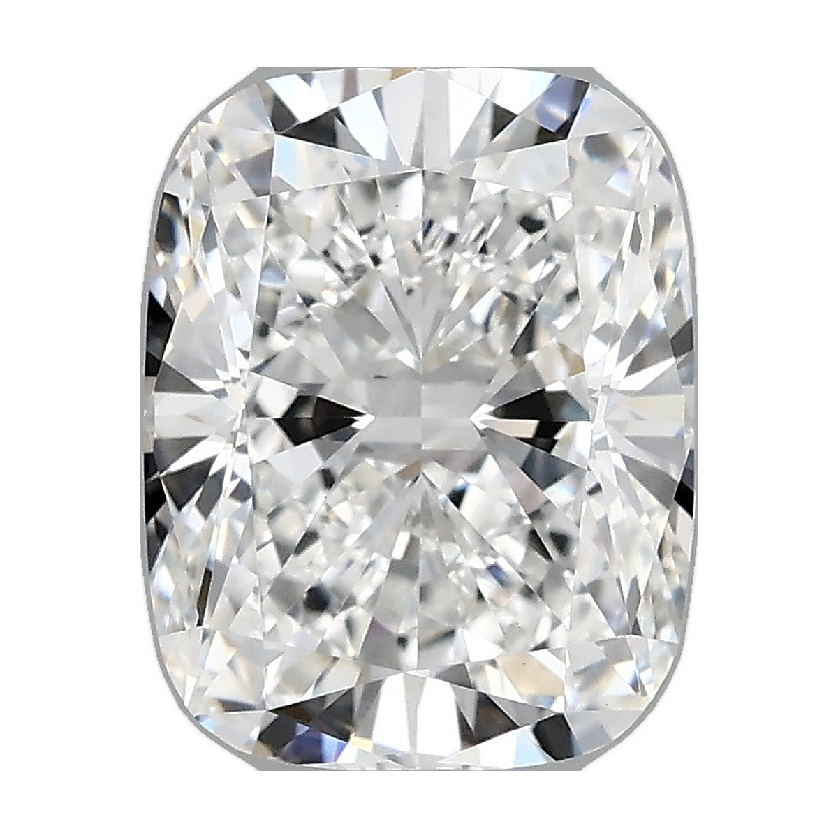 2.72 ct elongated cushion lab-grown diamond, E color, VS1 clarity, IGI certified, still from its 360° video