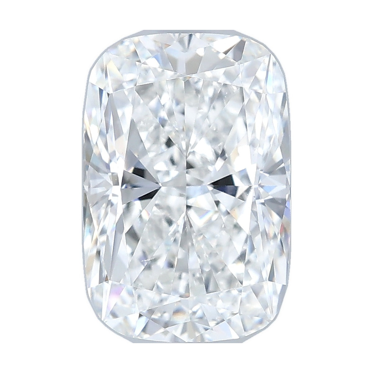 2.72 ct elongated cushion lab-grown diamond, E color, VS1 clarity, IGI certified, still from its 360° video
