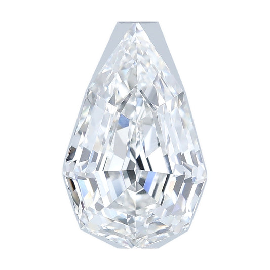 2.72 ct pear step cut lab-grown diamond, E color, VVS2 clarity, IGI certified, still from its 360° video