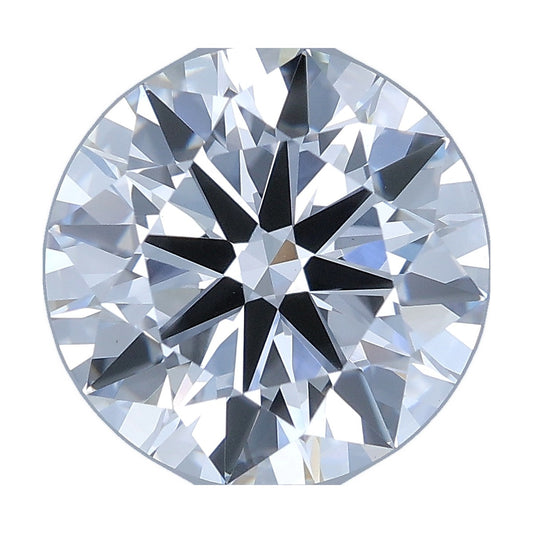 2.72 ct round lab-grown diamond, D color, VS1 clarity, IGI certified, still from its 360° video