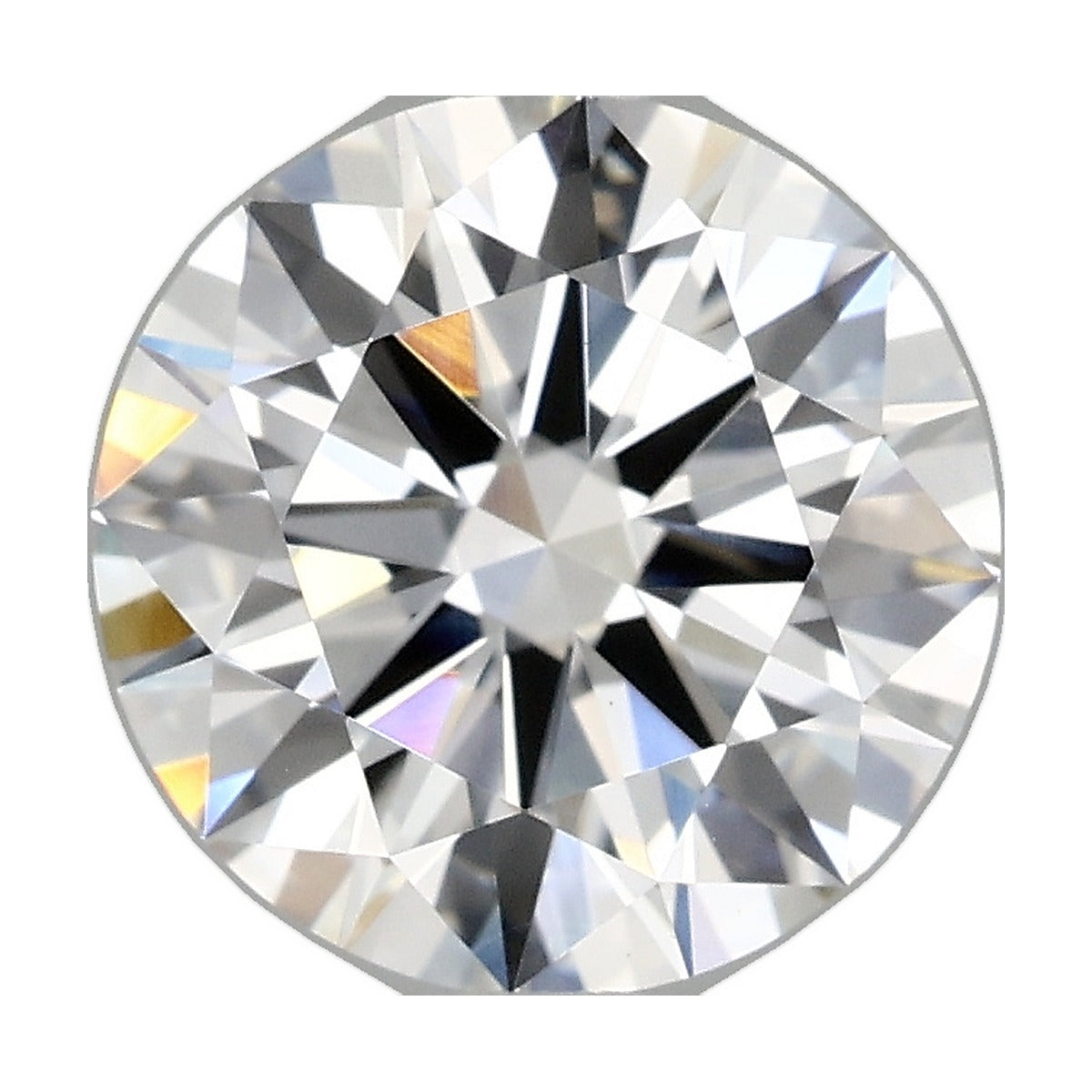 2.72 ct round lab-grown diamond, D color, VVS2 clarity, IGI certified, still from its 360° video