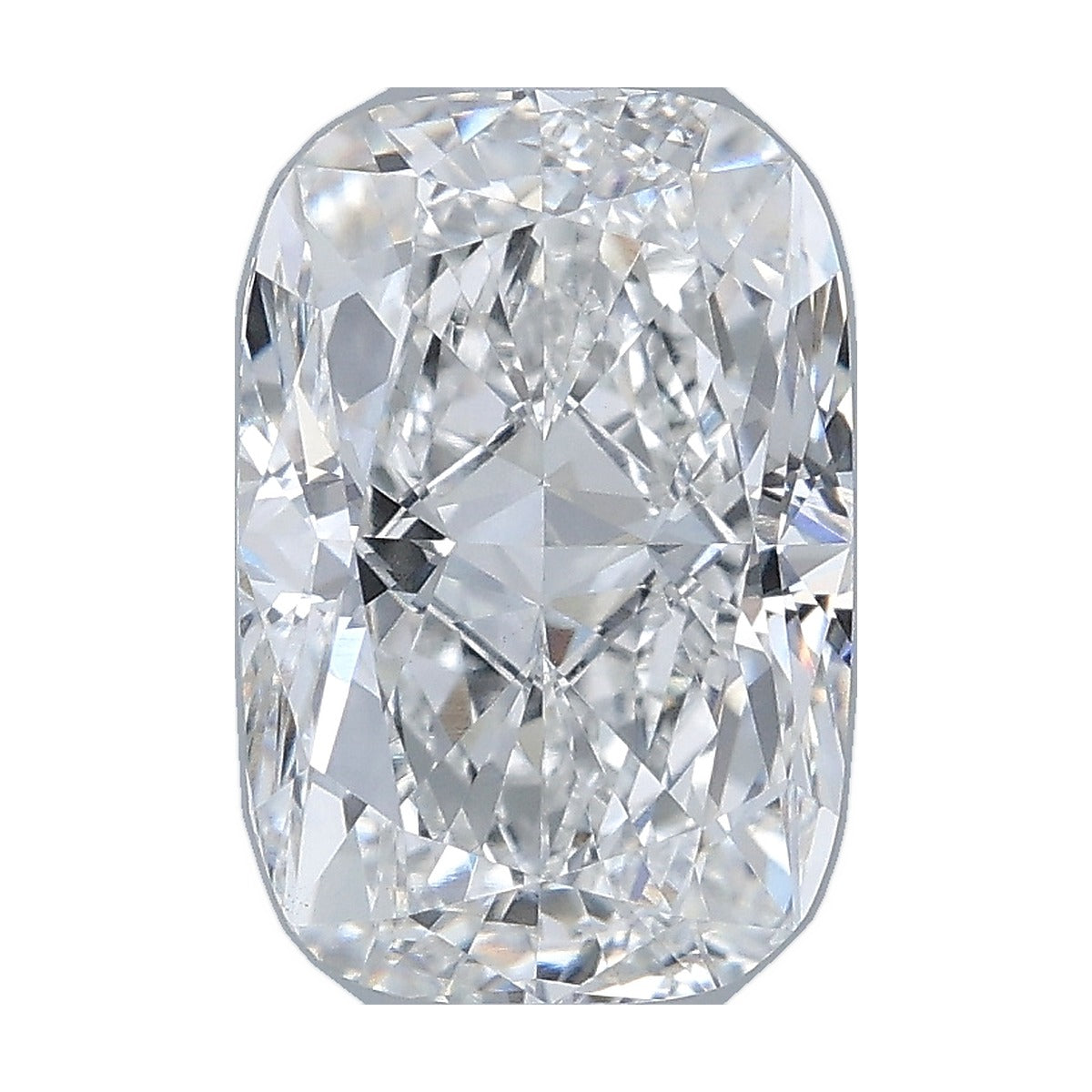 2.73 ct elongated cushion lab-grown diamond, E color, VS1 clarity, IGI certified, still from its 360° video