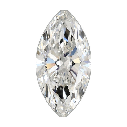 2.73 ct marquise lab-grown diamond, F color, VS1 clarity, IGI certified, still from its 360° video