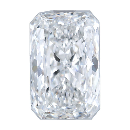 2.73 ct radiant lab-grown diamond, E color, IF clarity, IGI certified, still from its 360° video