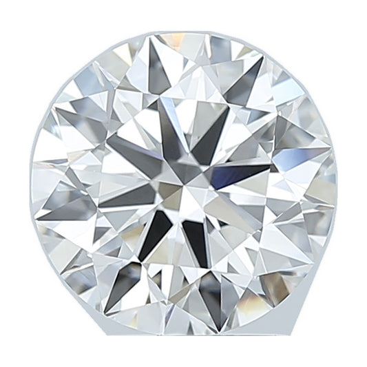 2.73 ct round lab-grown diamond, F color, VVS2 clarity, IGI certified, still from its 360° video