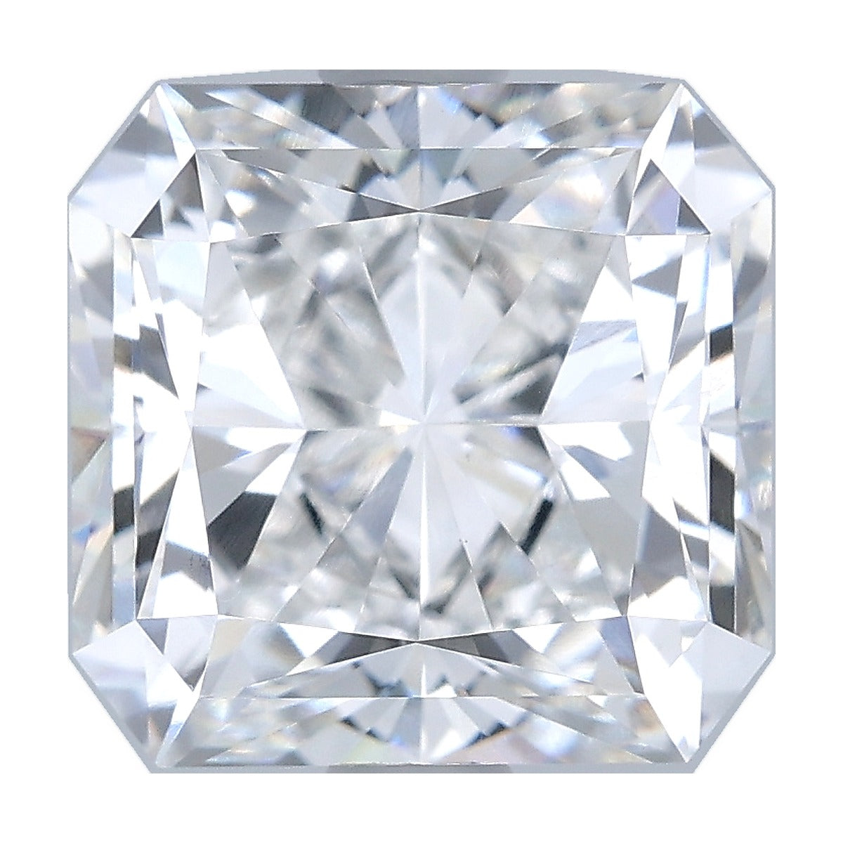 2.73 ct square radiant lab-grown diamond, F color, VVS2 clarity, GIA certified, still from its 360° video