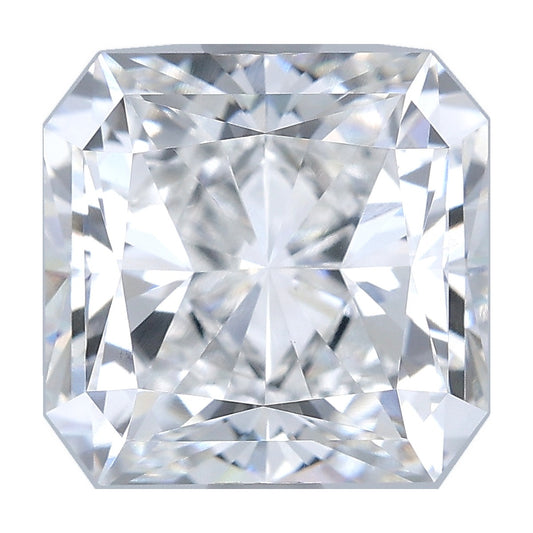 2.73 ct square radiant lab-grown diamond, F color, VVS2 clarity, GIA certified, still from its 360° video