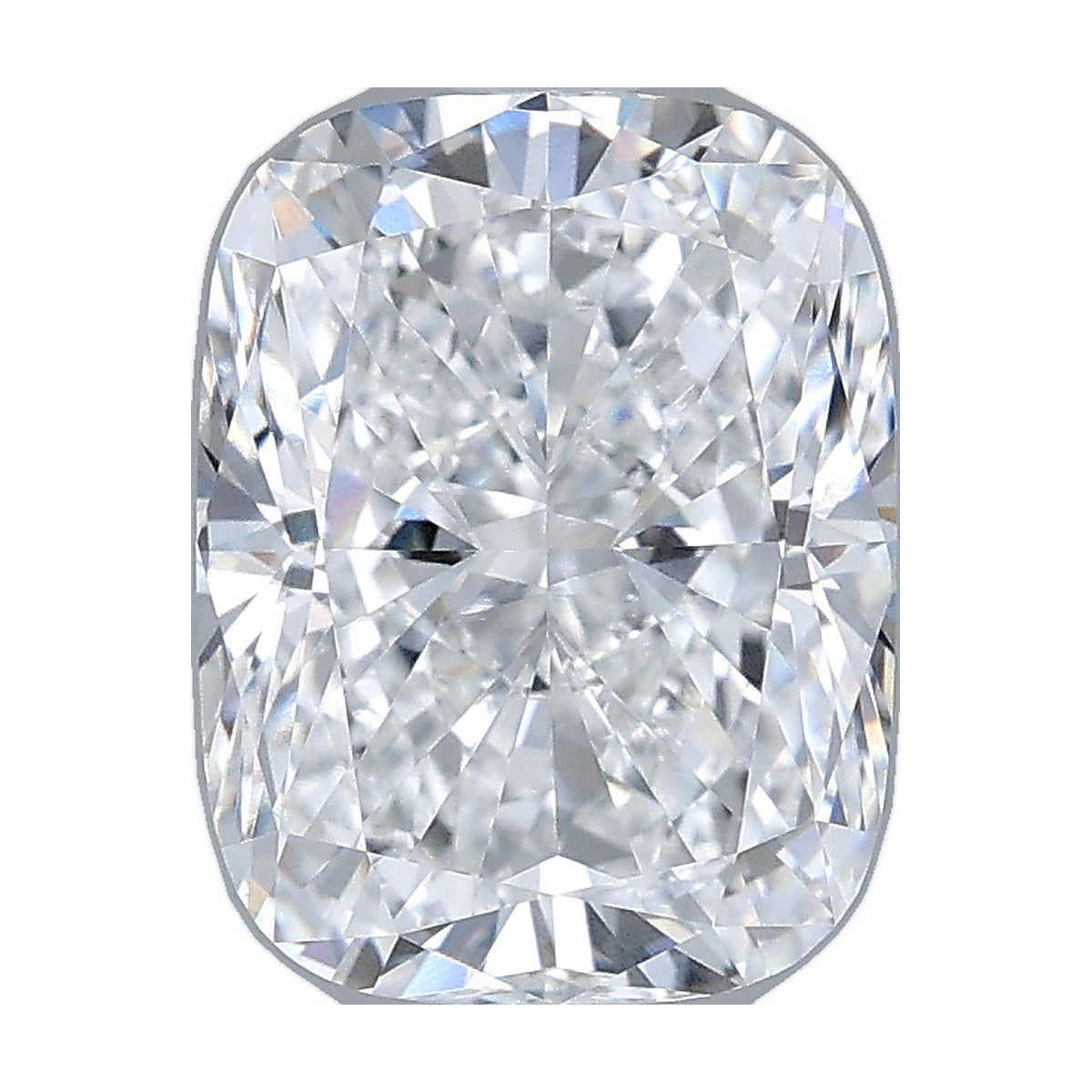 2.74 ct elongated cushion lab-grown diamond, D color, VVS2 clarity, IGI certified, still from its 360° video