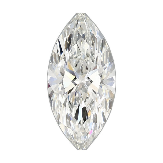 2.75 ct marquise lab-grown diamond, F color, VVS2 clarity, IGI certified, still from its 360° video