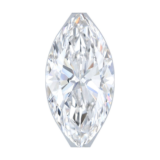 2.75 ct marquise lab-grown diamond, F color, VVS2 clarity, IGI certified, still from its 360° video