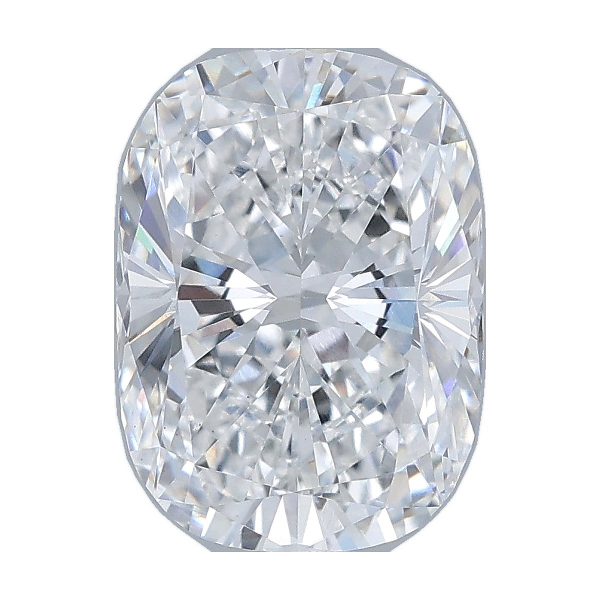 2.76 ct elongated cushion lab-grown diamond, E color, VS1 clarity, IGI certified, still from its 360° video