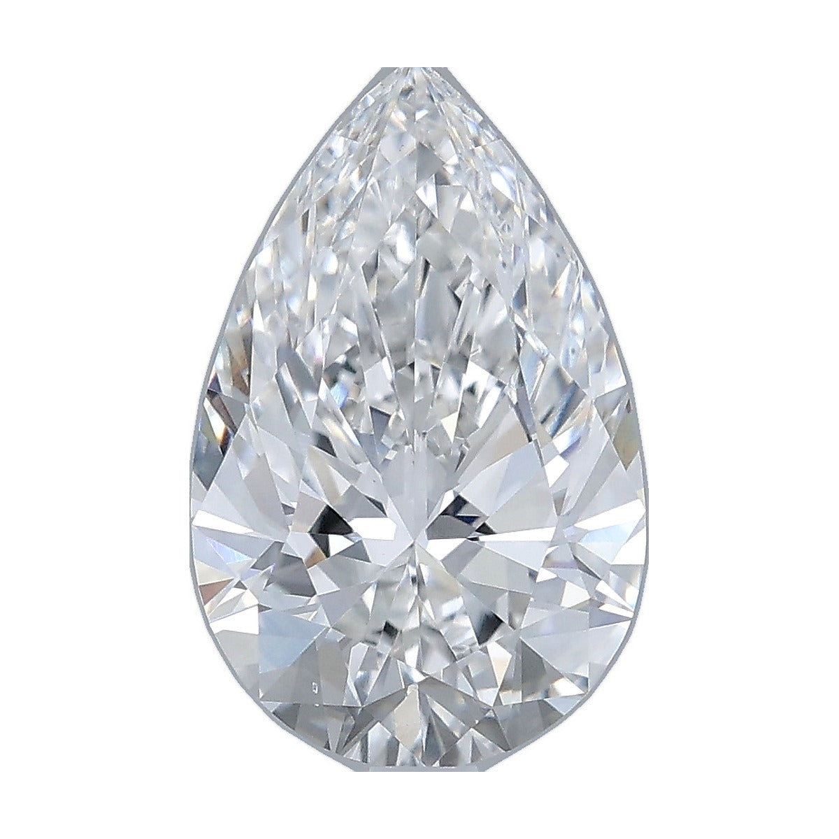2.76 ct pear lab-grown diamond, E color, VS1 clarity, IGI certified, still from its 360° video