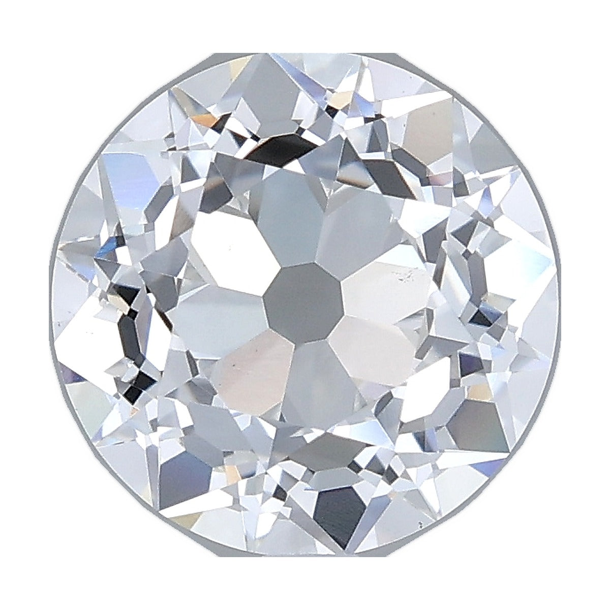 2.77 ct old european round lab-grown diamond, D color, VS1 clarity, IGI certified, still from its 360° video