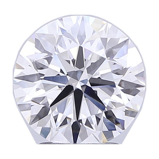 2.77 ct round lab-grown diamond, E color, VVS1 clarity, IGI certified, still from its 360° video