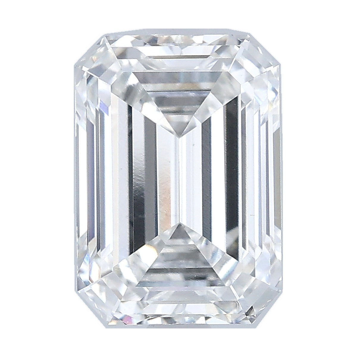 2.78 ct emerald lab-grown diamond, F color, VS1 clarity, IGI certified, still from its 360° video
