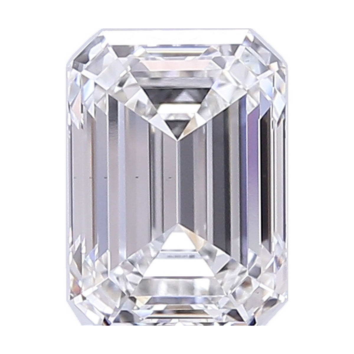 2.79 ct emerald lab-grown diamond, F color, VS2 clarity, IGI certified, still from its 360° video