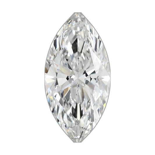 2.79 ct marquise lab-grown diamond, E color, VS1 clarity, IGI certified, still from its 360° video