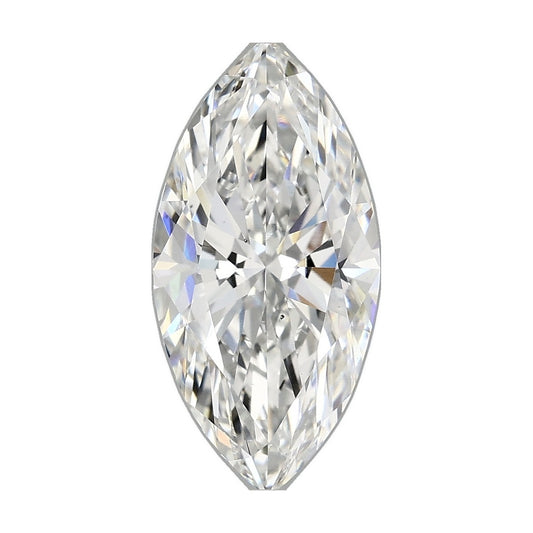 2.79 ct marquise lab-grown diamond, E color, VS1 clarity, IGI certified, still from its 360° video