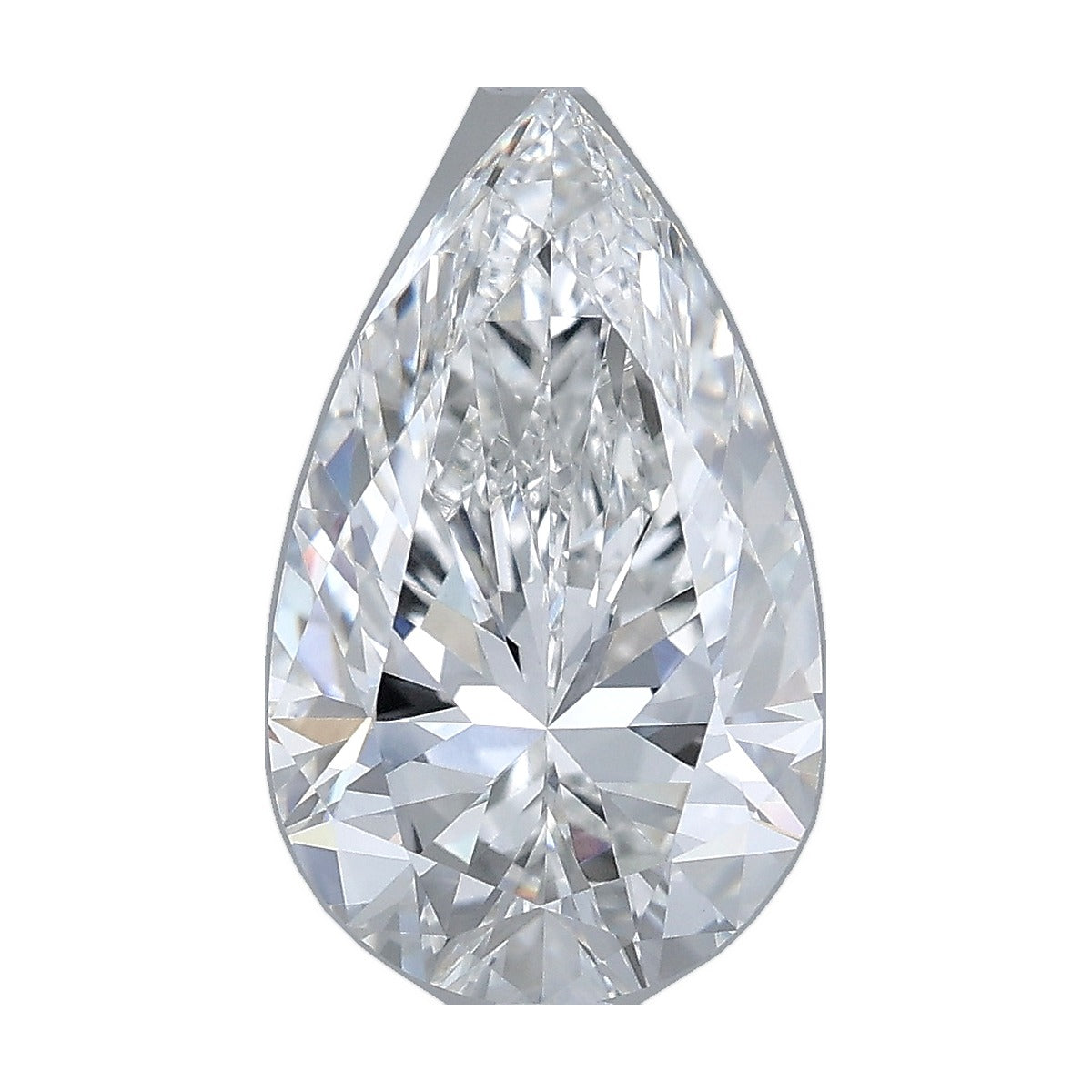2.79 ct pear lab-grown diamond, E color, VVS2 clarity, IGI certified, still from its 360° video