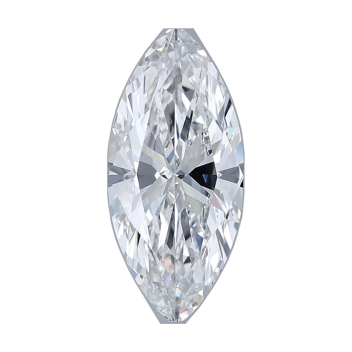 2.80 ct marquise lab-grown diamond, D color, VVS1 clarity, IGI certified, still from its 360° video