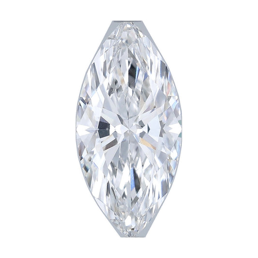 2.81 ct marquise lab-grown diamond, E color, VVS2 clarity, IGI certified, still from its 360° video