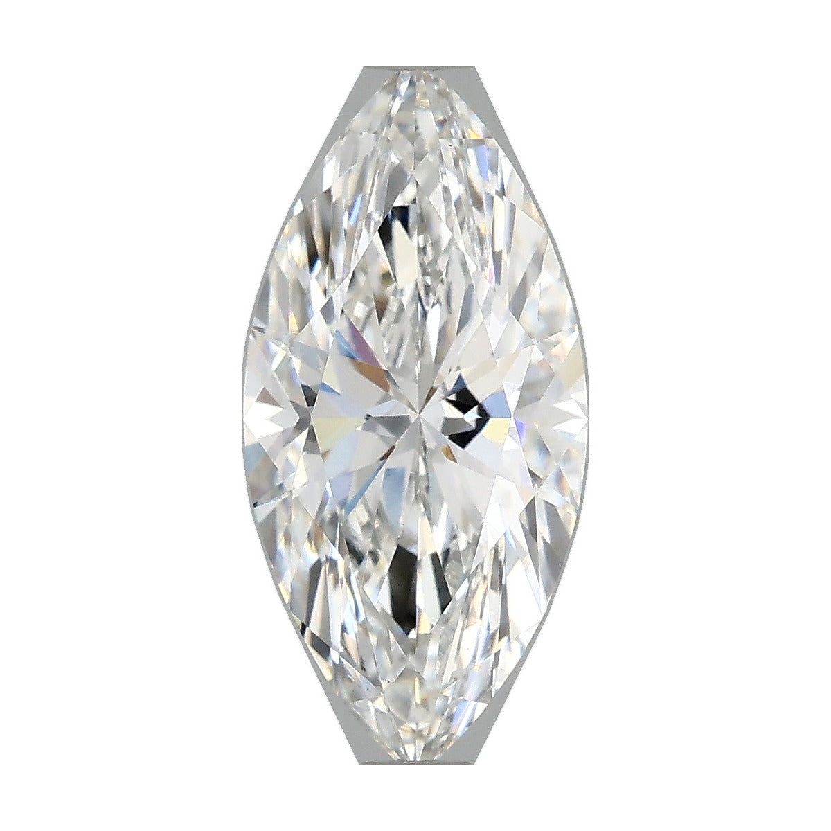 2.81 ct marquise lab-grown diamond, F color, VS1 clarity, IGI certified, still from its 360° video