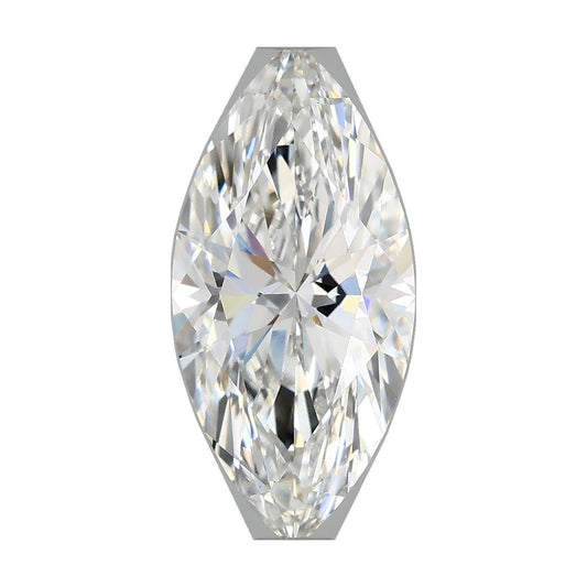 2.81 ct marquise lab-grown diamond, F color, VS1 clarity, IGI certified, still from its 360° video