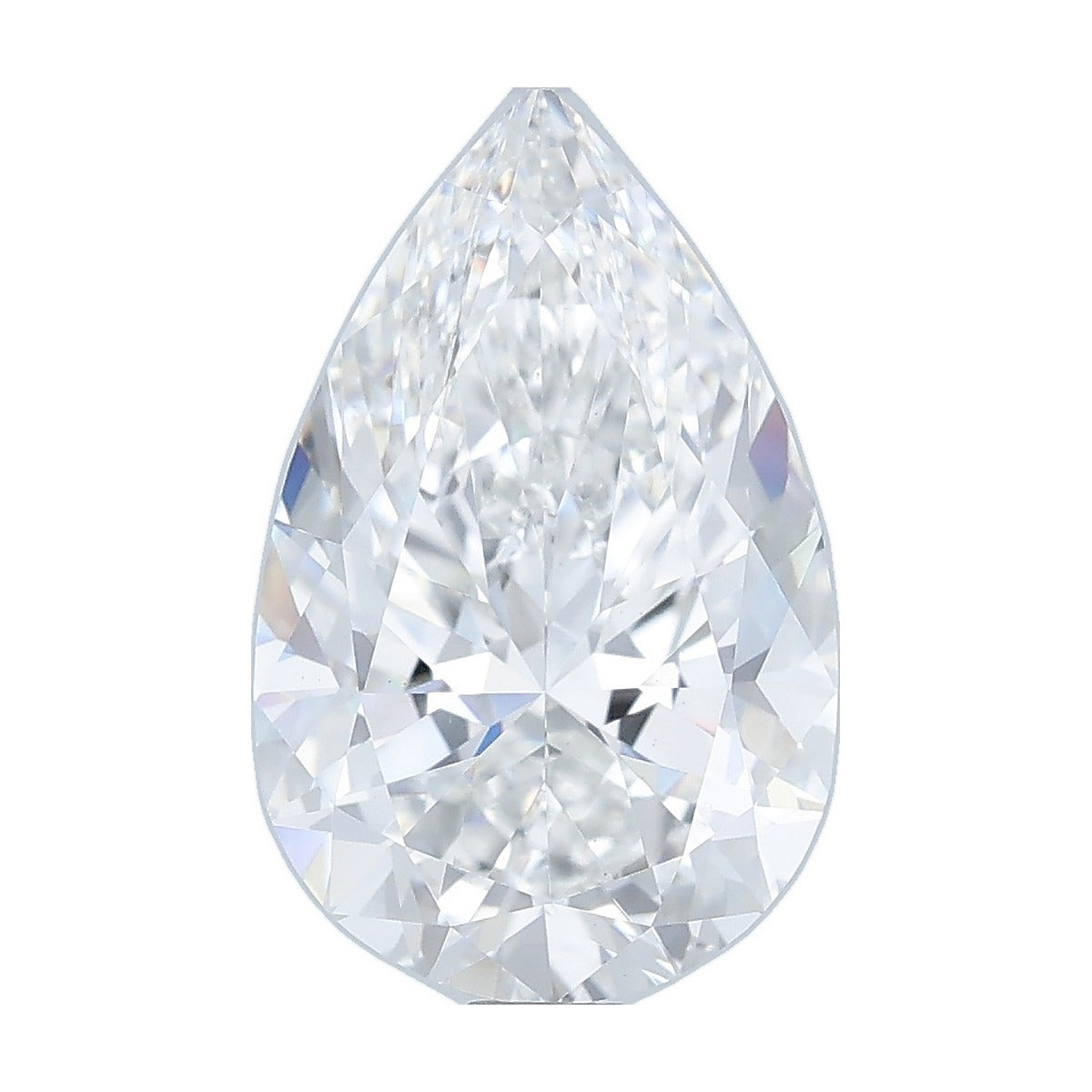 2.81 ct pear lab-grown diamond, F color, VS1 clarity, IGI certified, still from its 360° video