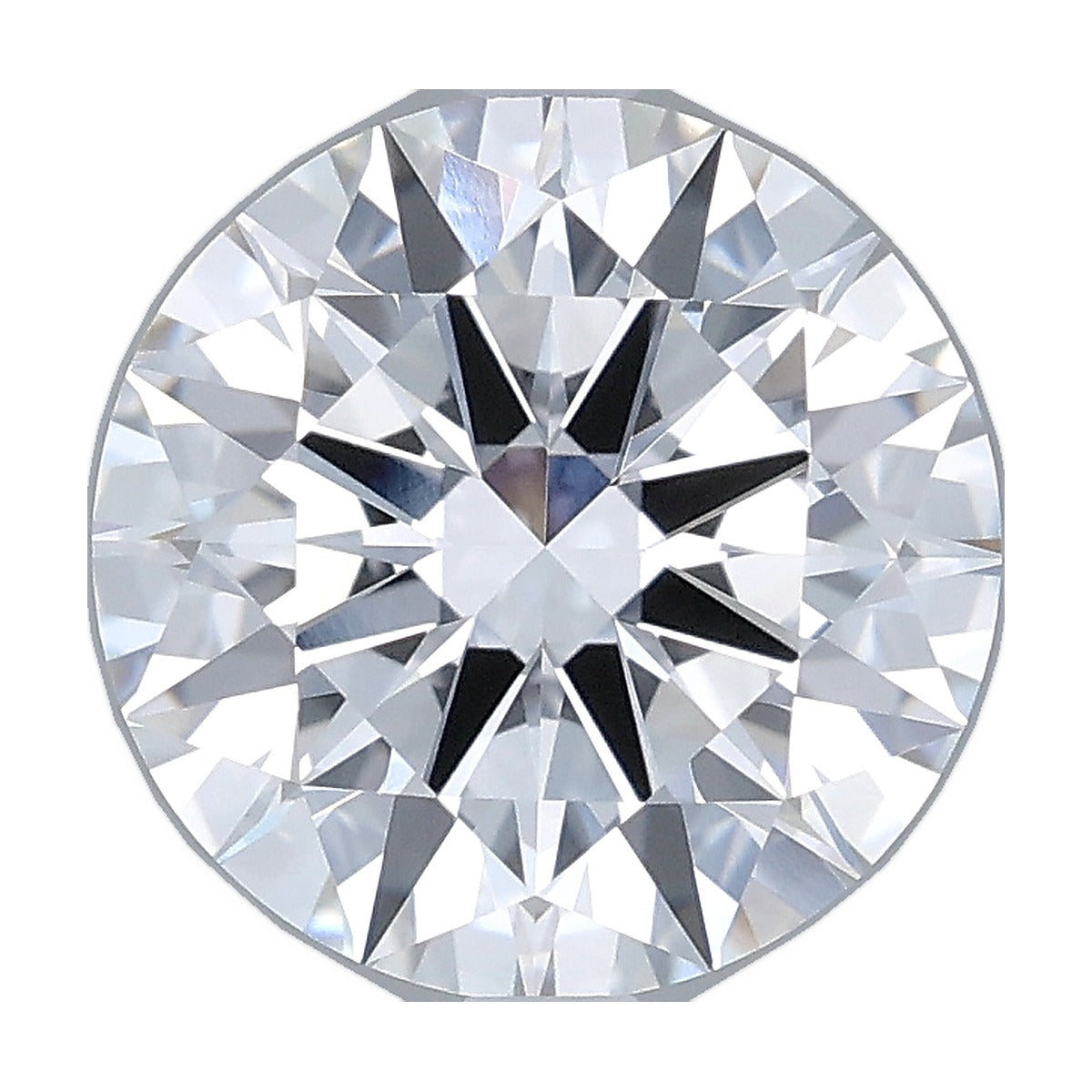 2.81 ct round lab-grown diamond, D color, VVS1 clarity, IGI certified, still from its 360° video