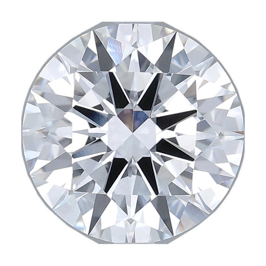 2.81 ct round lab-grown diamond, D color, VVS1 clarity, IGI certified, still from its 360° video
