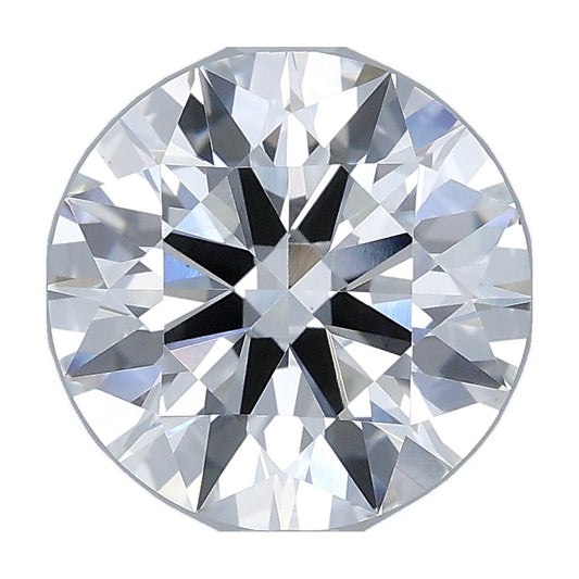 2.81 ct round lab-grown diamond, F color, VS1 clarity, IGI certified, still from its 360° video