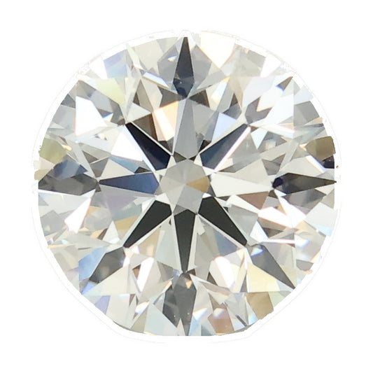 2.81 ct round lab-grown diamond, F color, VVS2 clarity, IGI certified, still from its 360° video