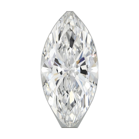 2.82 ct marquise lab-grown diamond, E color, VS2 clarity, IGI certified, still from its 360° video