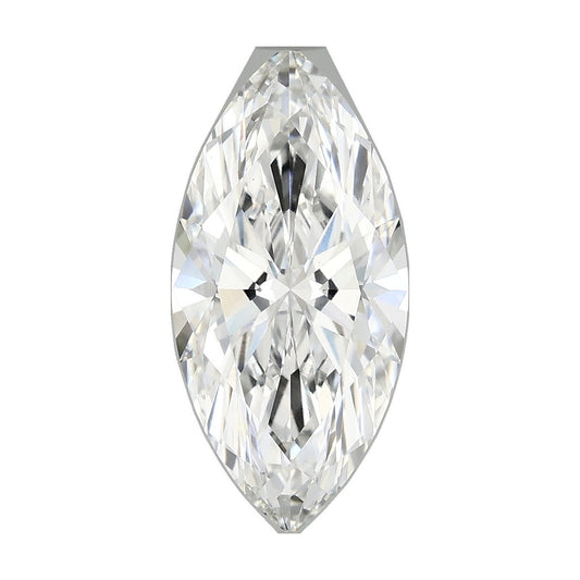 2.82 ct marquise lab-grown diamond, F color, VS1 clarity, IGI certified, still from its 360° video