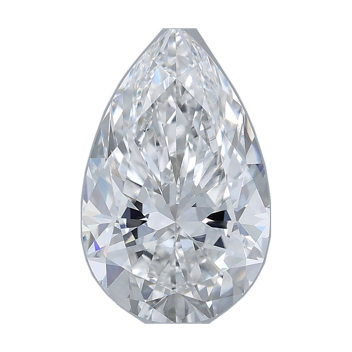 2.82 ct pear lab-grown diamond, E color, VVS2 clarity, IGI certified, still from its 360° video