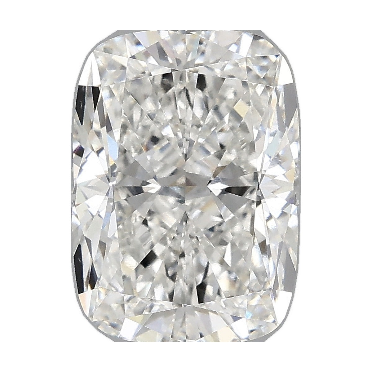 2.83 ct elongated cushion lab-grown diamond, F color, VVS2 clarity, IGI certified, still from its 360° video