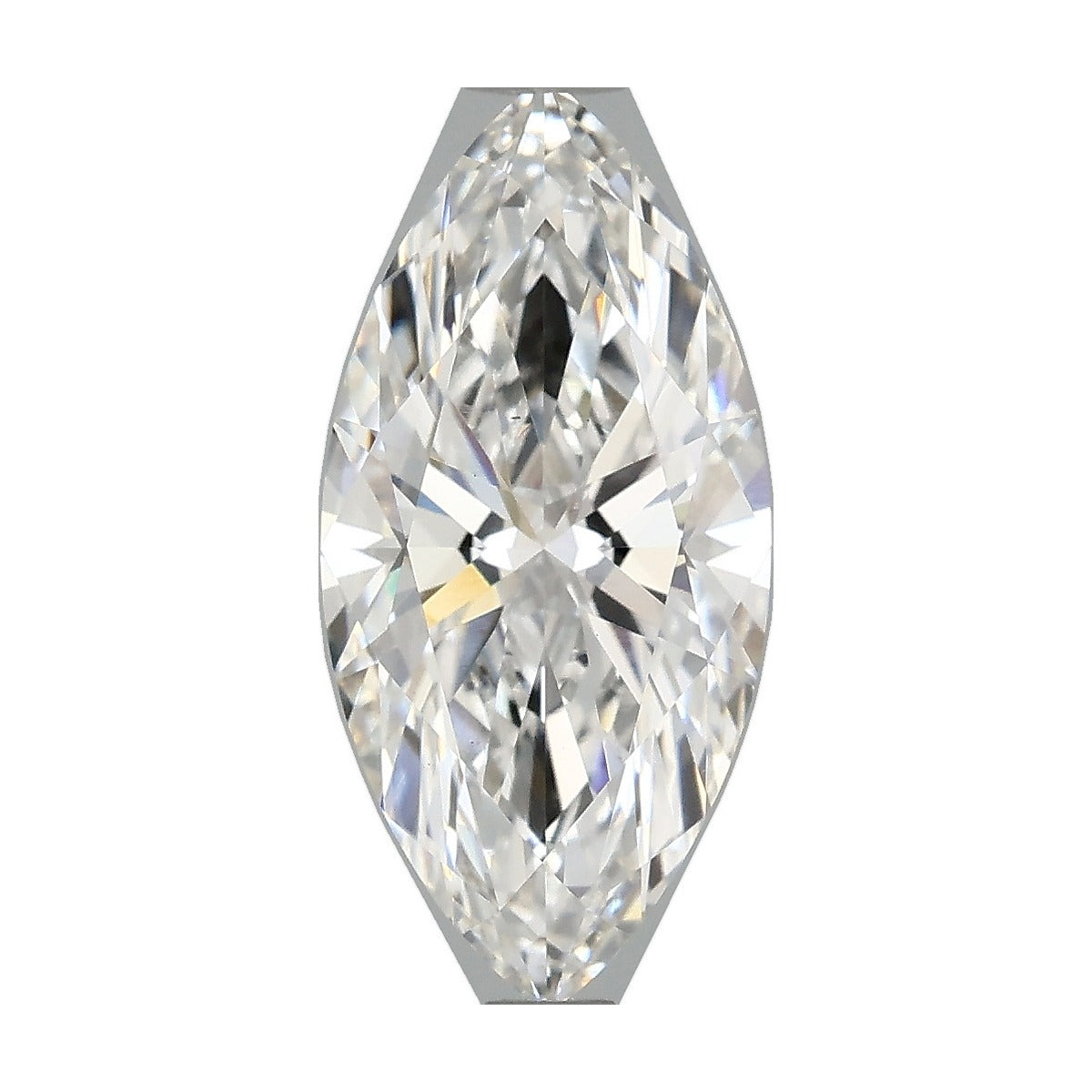 2.83 ct marquise lab-grown diamond, D color, VS1 clarity, IGI certified, still from its 360° video