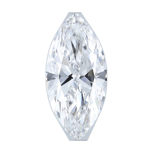 2.83 ct marquise lab-grown diamond, E color, VS1 clarity, IGI certified, still from its 360° video